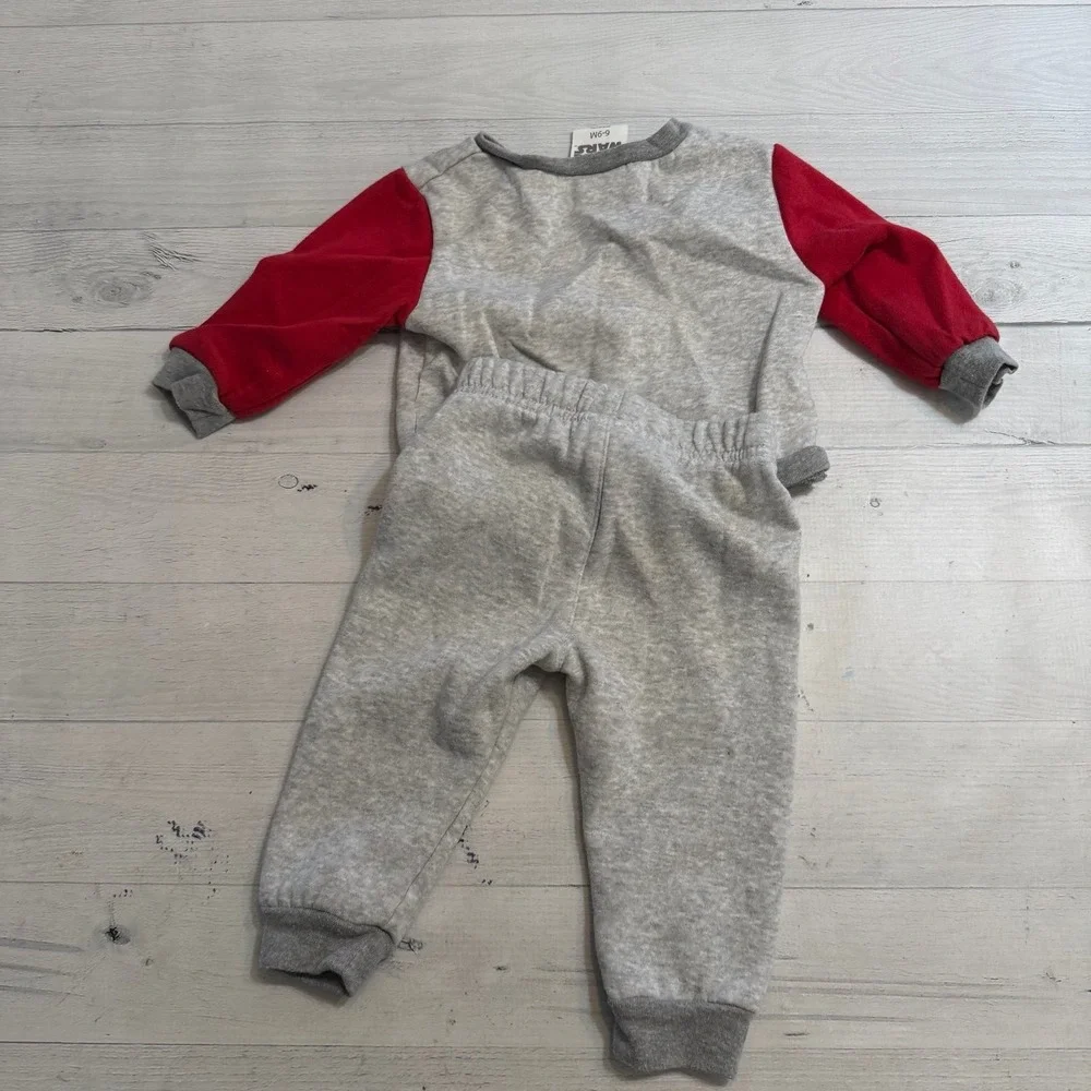 Start ways babyYoda all‎ you need is love valentines two piece outfit 6-9 months